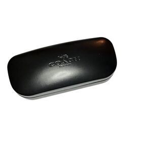 Coach Black faux leather Sunglasses Case